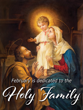 February 2025 dedicated to Holy Family